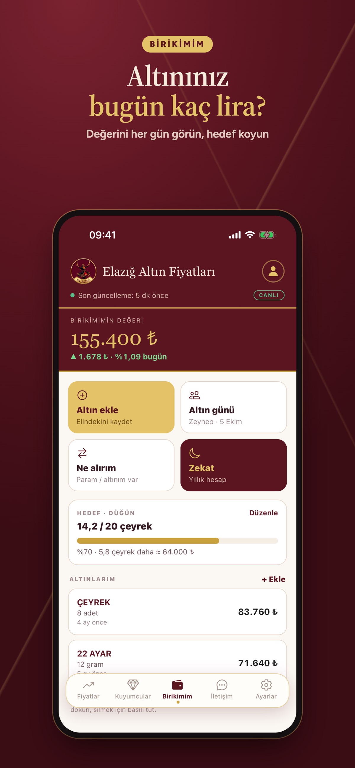 Uygulamanın resmi App Store birikim ekranı